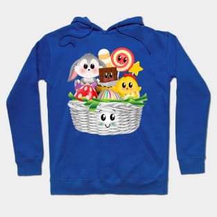 Easter Kids Easter Basket Easter Kawaii Hoodie